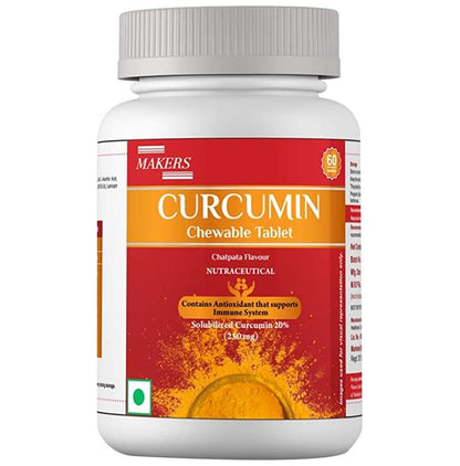 Makers Chatpata Curcumin Chewable Tablet
