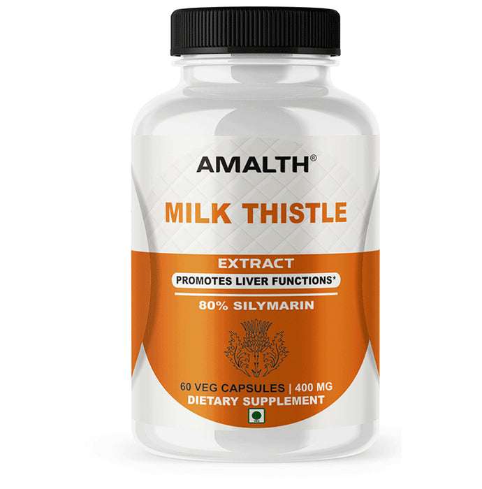 Amalth Milk Thistle Extract Veg Capsules - Classic Derma