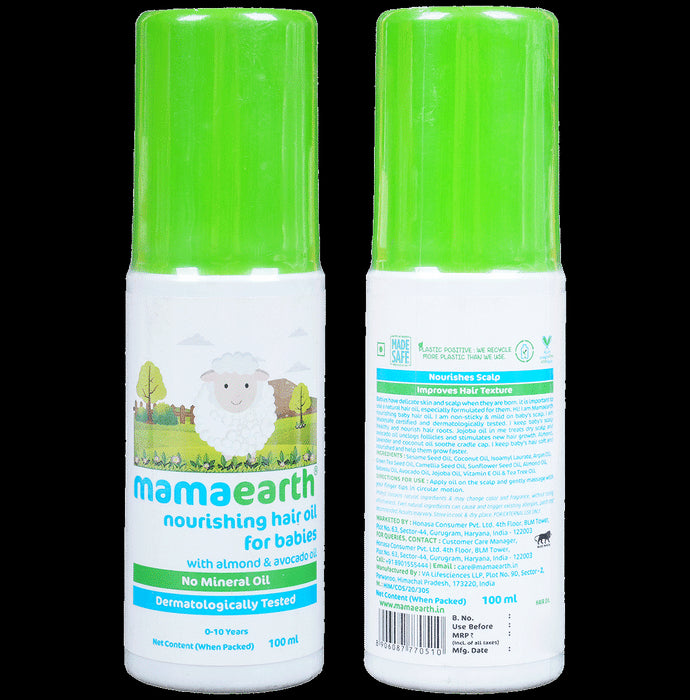 Mamaearth Nourishing Baby Hair Oil - Classic Derma