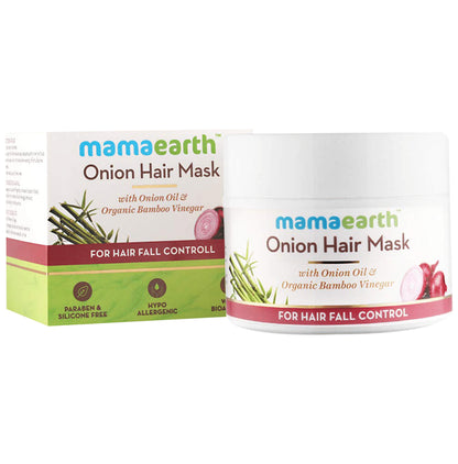 Mamaearth Onion Hair Mask | For Healthy Hair & Scalp - Classic Derma