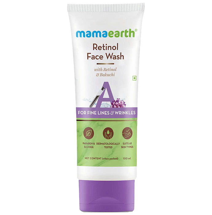 Mamaearth Retinol Face Wash for Healthy Skin | Paraben & SLS-Free | Face Care Product for All Skin Types - Classic Derma
