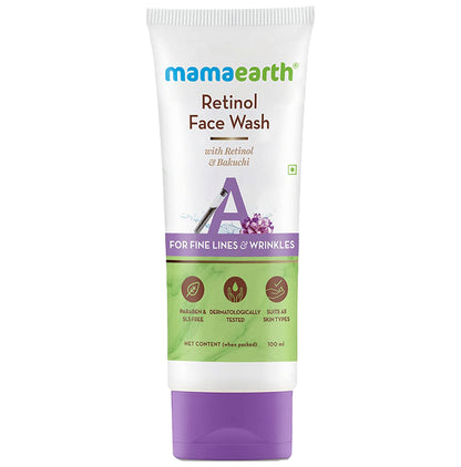 Mamaearth Retinol Face Wash for Healthy Skin | Paraben & SLS-Free | Face Care Product for All Skin Types - Classic Derma