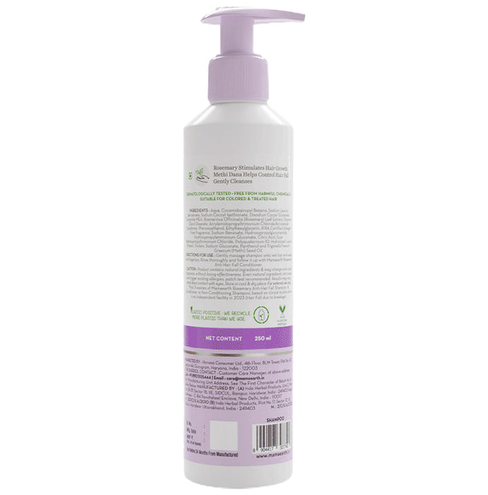 Mamaearth Rosemary Anti Hairfall Shampoo