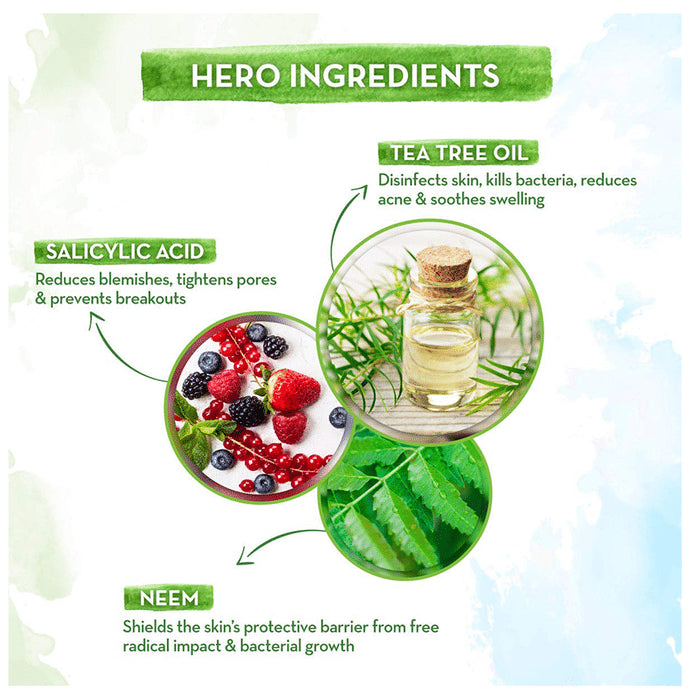 Mamaearth Tea Tree Foaming Face Wash with Salicylic Acid | For Acne & Pimples