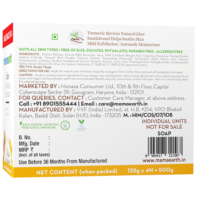 Mamaearth Ubtan Moisturizing Lotion Soap (125gm Each)