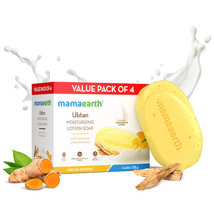 Mamaearth Ubtan Moisturizing Lotion Soap (125gm Each)