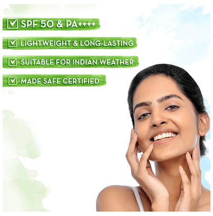 Mamaearth Ultra Light Indian SPF 50 PA ++++ Sunscreen