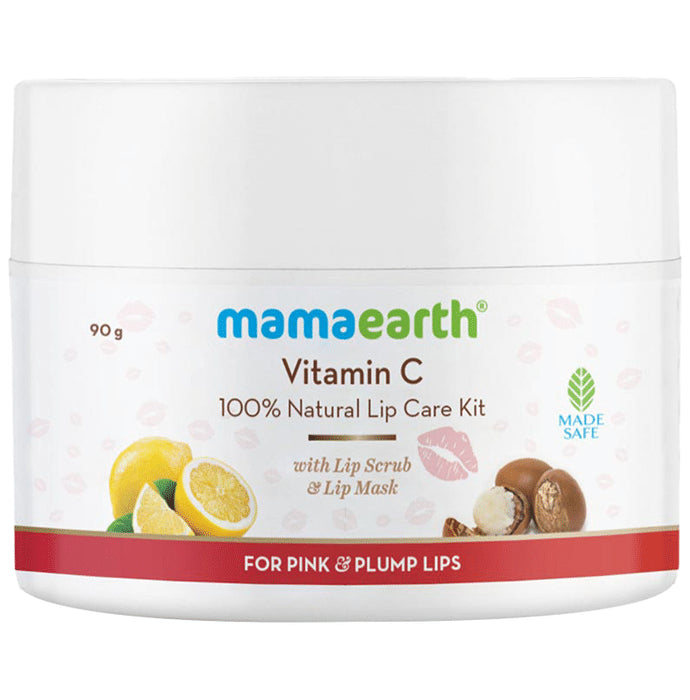 Mamaearth Vitamin C 100% Natural Lip Care Kit - Classic Derma