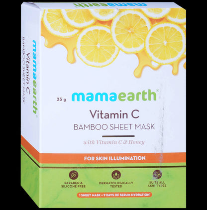 Mamaearth Vitamin C Bamboo Sheet Mask
