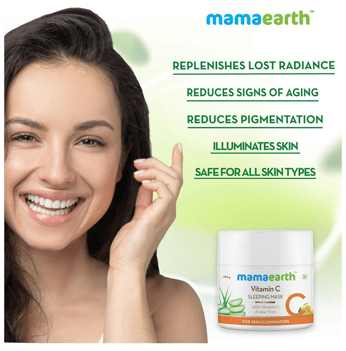 Mamaearth Vitamin C Sleeping Mask