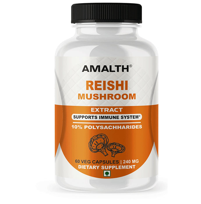 Amalth Reishi Mushroom Extract Veg Capsules - Classic Derma