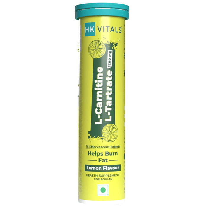 HK Vitals L-Carnitine L-Tartrate 1200mg Effervescent Tablet Lemon - Classic Derma