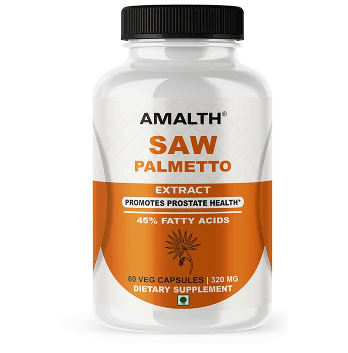 Amalth Saw Palmetto Extract Veg Capsules - Classic Derma