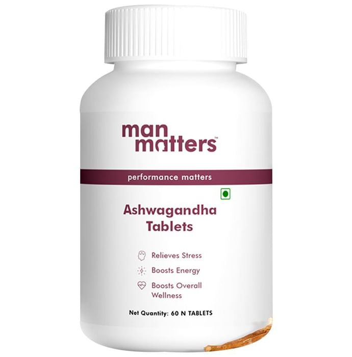 Man Matters Ashwagandha Tablet (60 Each) - Classic Derma