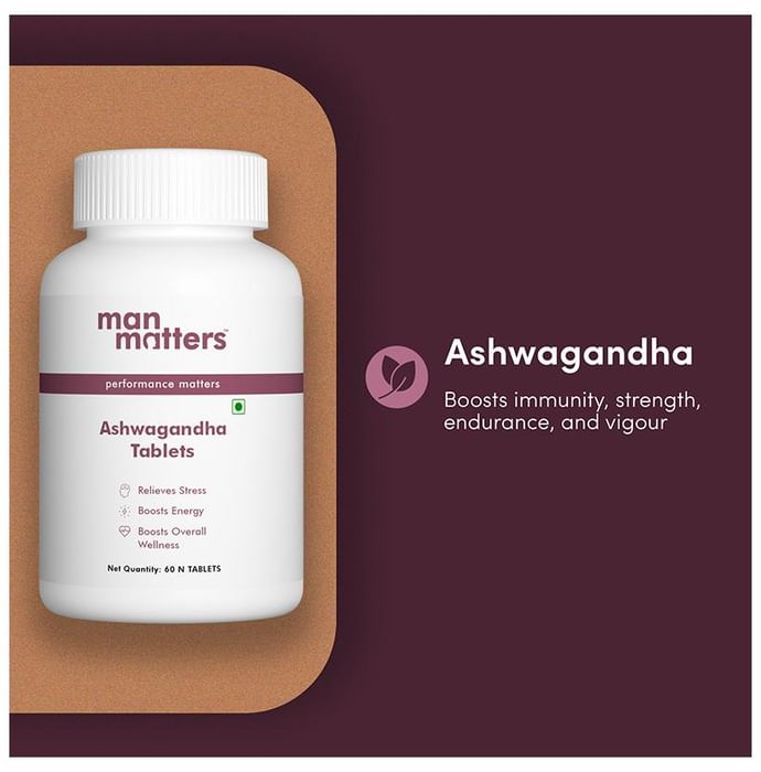 Man Matters Ashwagandha Tablet (60 Each)