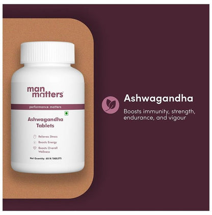 Man Matters Ashwagandha Tablet (60 Each)