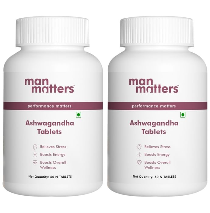 Man Matters Ashwagandha Tablet (60 Each) - Classic Derma