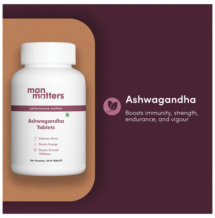 Man Matters Ashwagandha Tablet (60 Each)