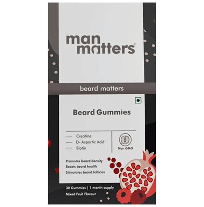 Man Matters Beard Gummies Mixed Fruit - Classic Derma
