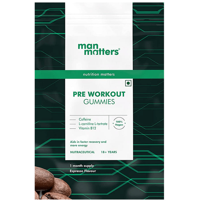 Man Matters Pre Workout Gummies - Classic Derma