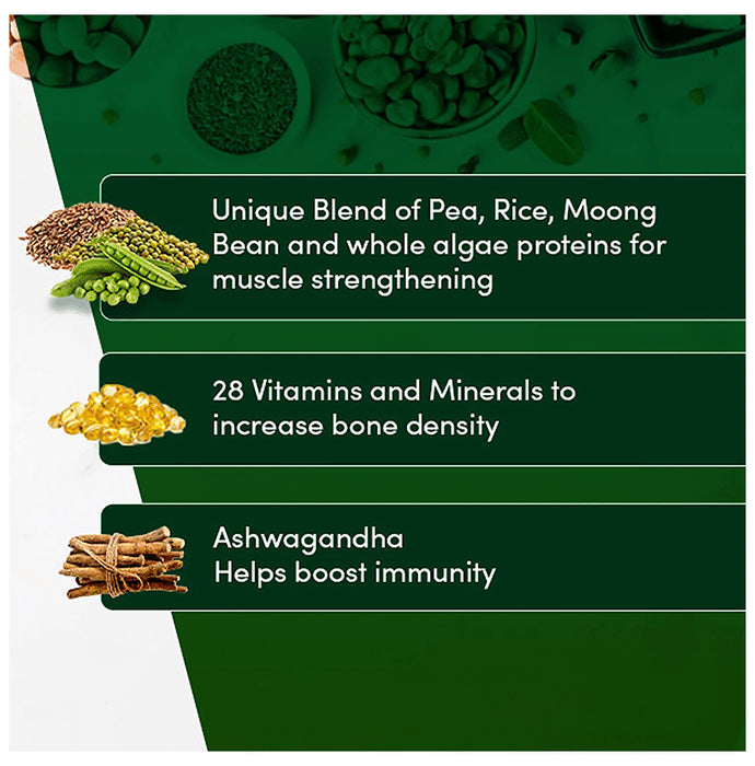 Man Matters Vegain Plant Protein Chocolate Powder with Shaker Free