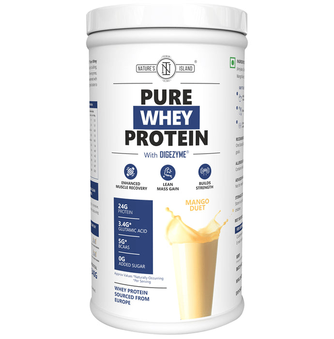 Nature's Island Pure Whey Protein Powder Mango Duet - Classic Derma