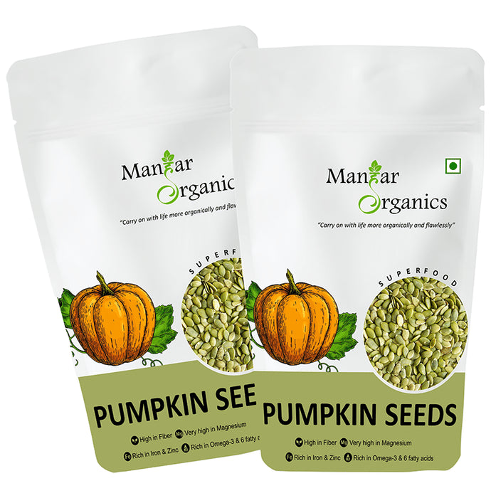 ManHar Organics Raw Pumpkin Seeds (1Kg Each) - Classic Derma