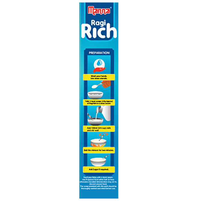 Manna Ragi Rich Baby Food with Sprouted Grains 6+ Months