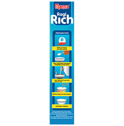 Manna Ragi Rich Baby Food with Sprouted Grains 6+ Months