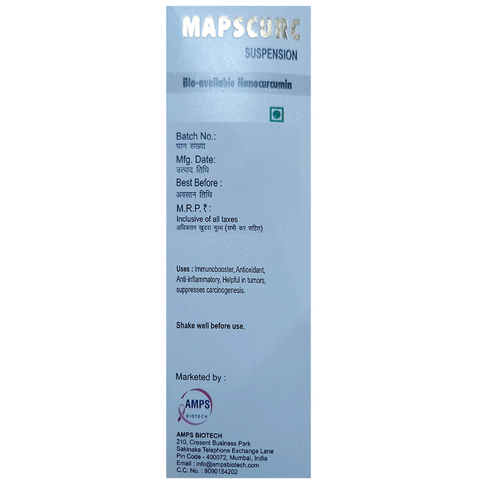 Mapscurc Oral Suspension Sugar Free