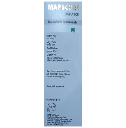 Mapscurc Oral Suspension Sugar Free