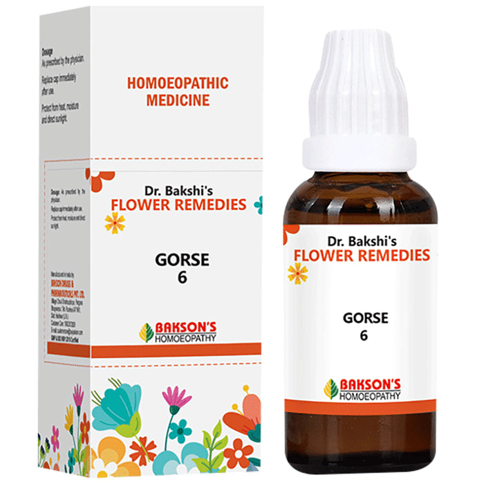 Bakson's Dr. Bakshi's Bach Flower Gorse 6 CH - Classic Derma