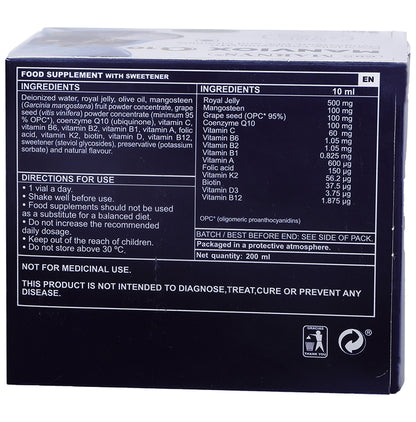 Marnys Manviox Q10 with Royal Jelly, Coenzyme Q10, Mangosteen, OPC & Vitamins