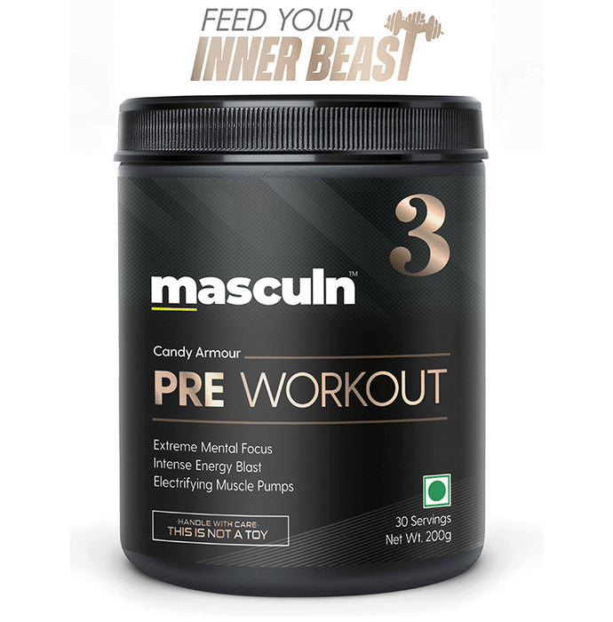 Masculn Pre Workout Powder Candy Armour - Classic Derma