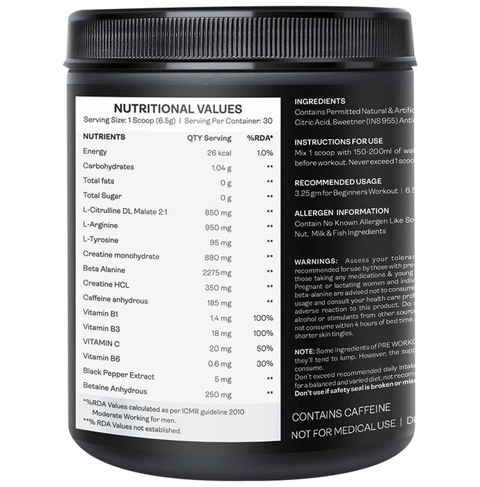 Masculn Pre Workout Powder Candy Armour