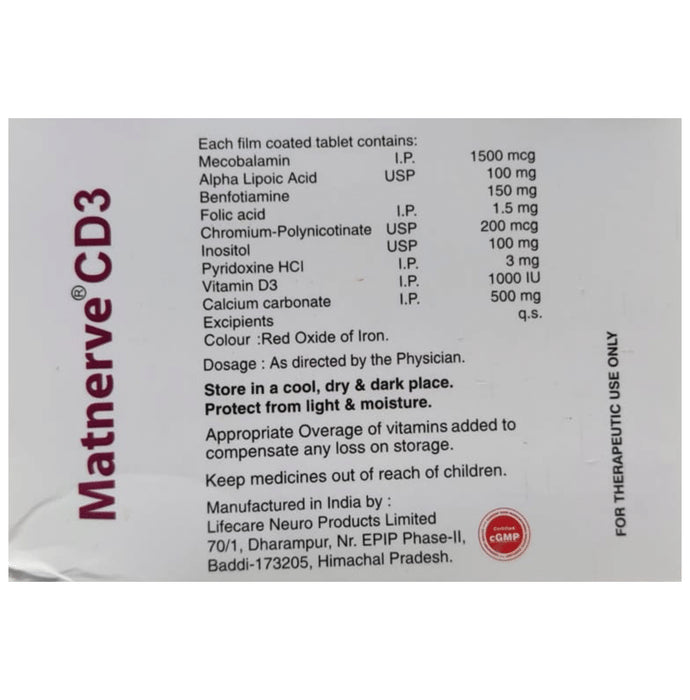 Matnerve CD3 Tablet