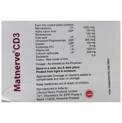 Matnerve CD3 Tablet