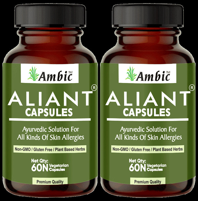 Ambic Aliant Vegetarian Capsule (60 Each) - Classic Derma
