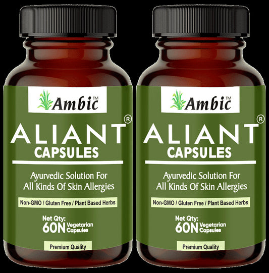 Ambic Aliant Vegetarian Capsule (60 Each) - Classic Derma