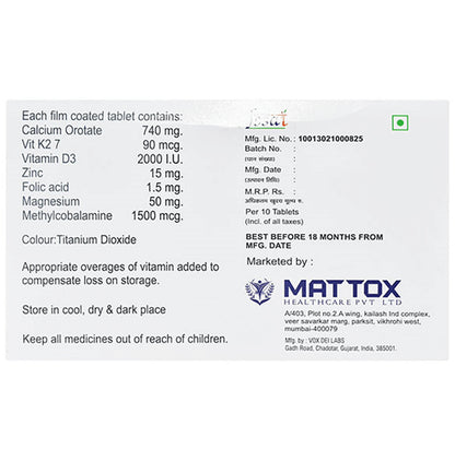 Mattocal Max Tablet