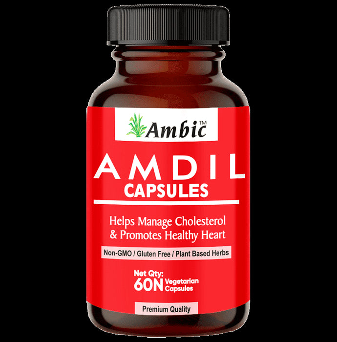 Ambic Amdil Vegetarian Capsule (60 Each) - Classic Derma