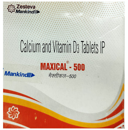 Maxical 500 Tablet For Bone, Joint and Muscle Care - Classic Derma