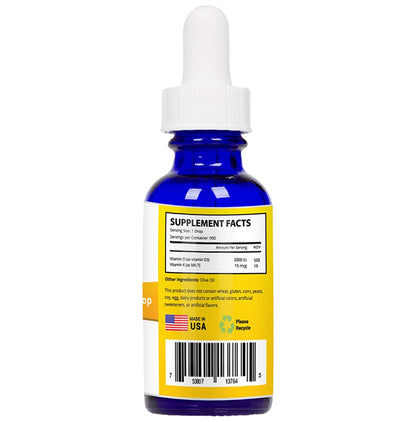 MaxX Labs Vitamin D3 Plus Vitamin K2 Drop