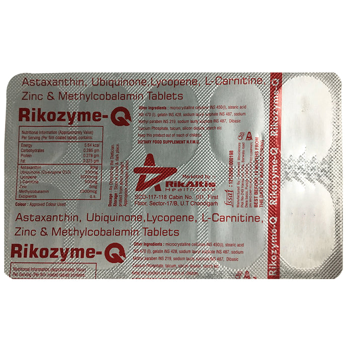 Rikozyme-Q Tablet - Classic Derma