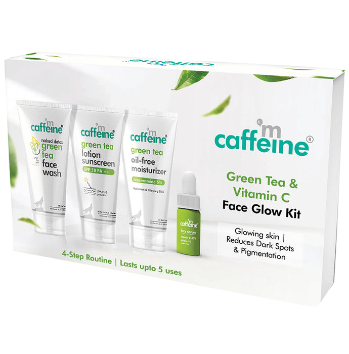 mCaffeine Green Tea & Vitamin C Face Glow Kit - Classic Derma