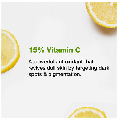 mCaffeine Green Tea Face Serum with Vitamin C 15%