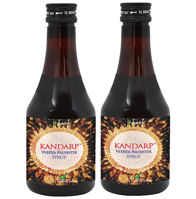 Ambic Kandarp Veerya Paushtik Syrup (300ml Each)
