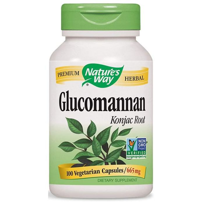 Nature's Way Glucomannan Konjac Root 665mg Vegetarian Capsule - Classic Derma