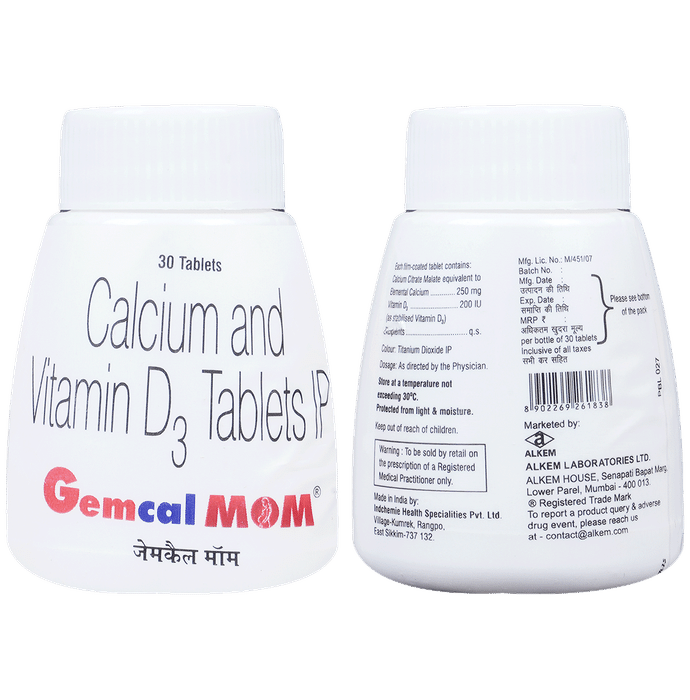 Gemcal Mom Tablet - Classic Derma