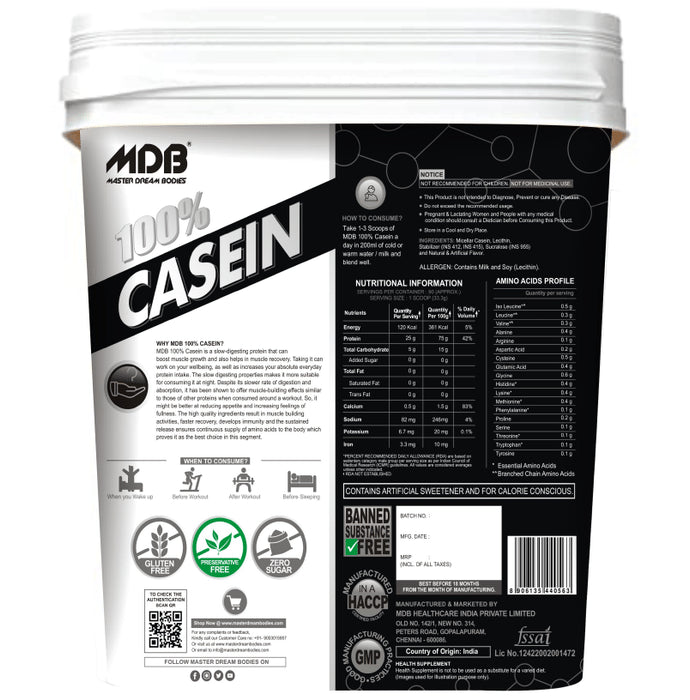MDB Master Dream Bodies 100% Casein American Ice Cream